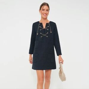 Tuckernuck Navy Tweed Kelly Mini Dress Numerous Sized